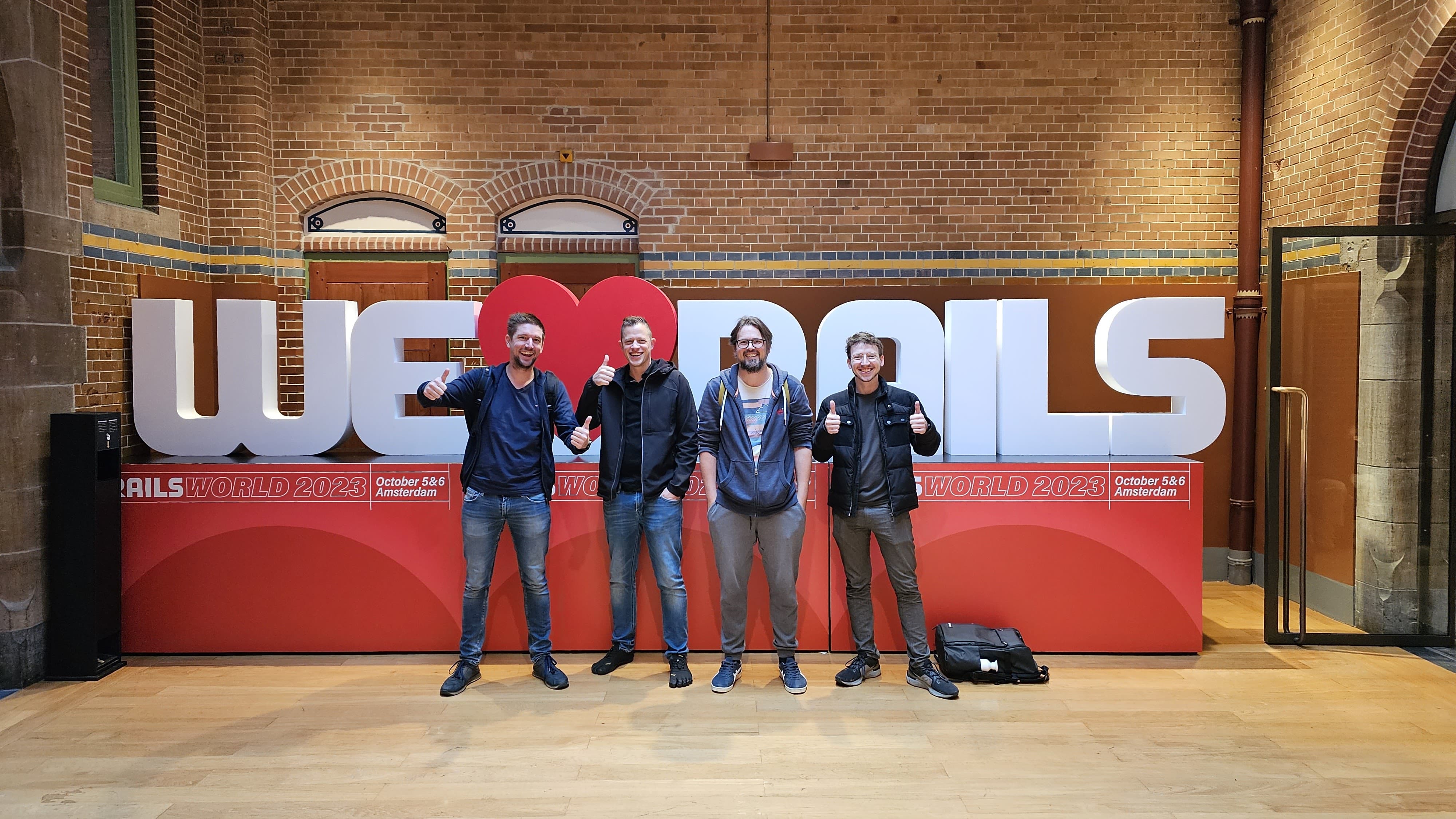 Rails World 20th anniversary celebration at Beurs van Berlage